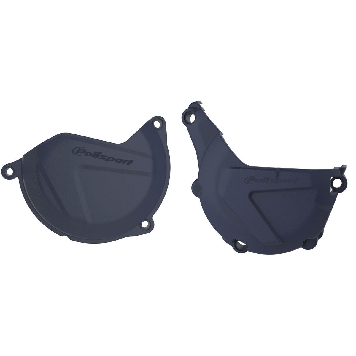 Polisport Clutch/Ignition Cover Protection  Husqvarna FE 450/501 14-16, Blue