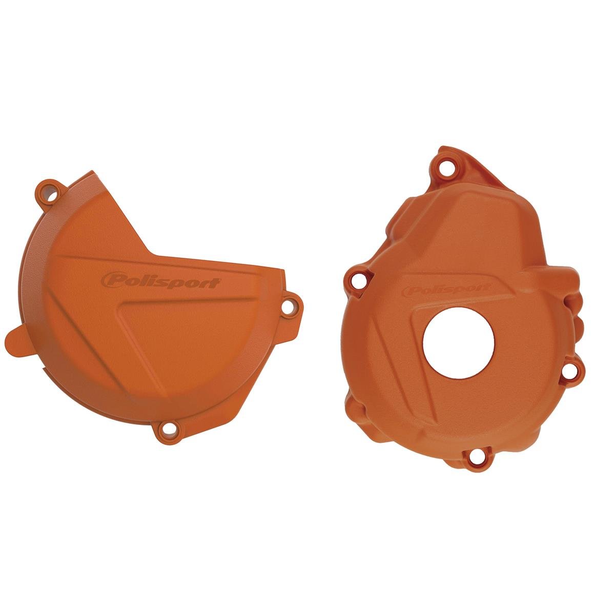 Polisport Clutch/Ignition Cover Protection  EXC-F 250/350 17-20, Orange