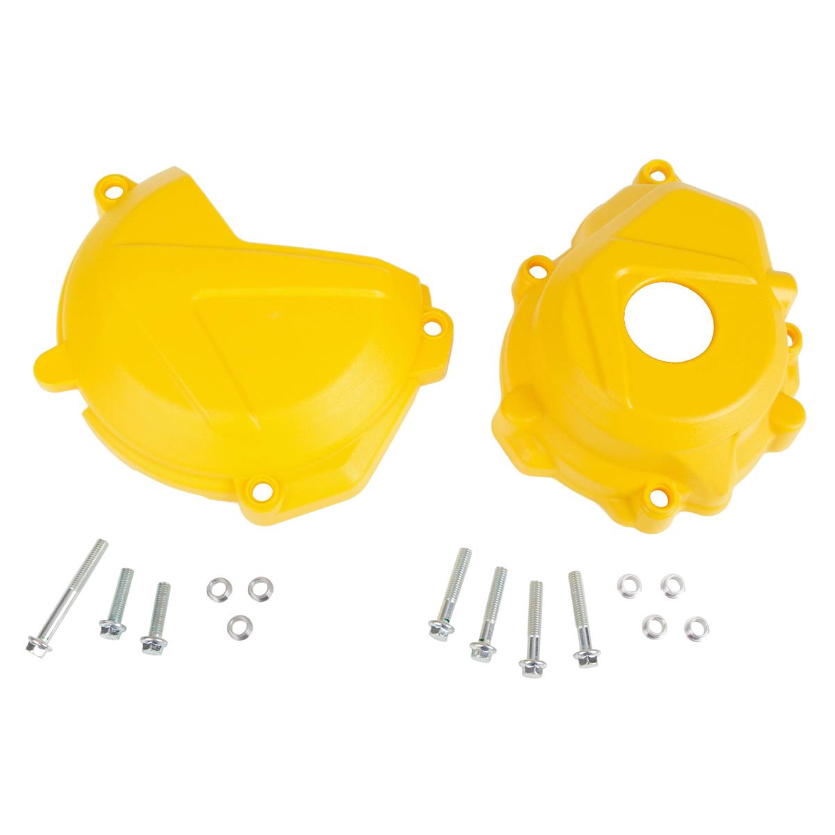 Polisport Clutch/Ignition Cover Protection  KTM SX-F 250/350 13-20, Yellow