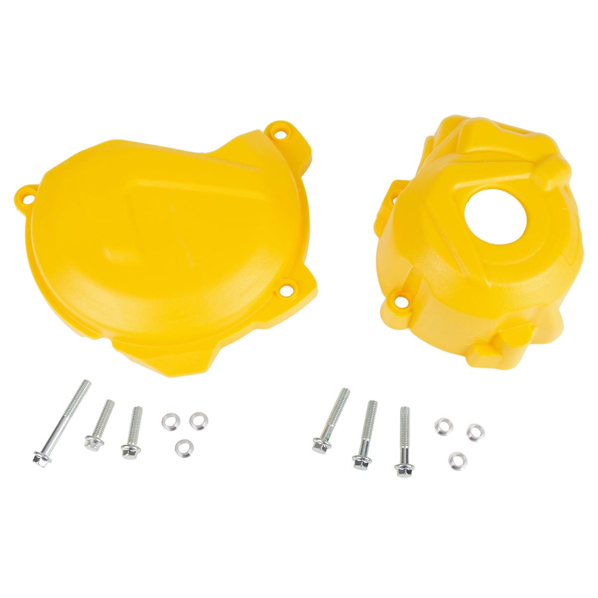 Polisport Clutch/Ignition Cover Protection  KTM SX-F 250/350 13-15, Yellow