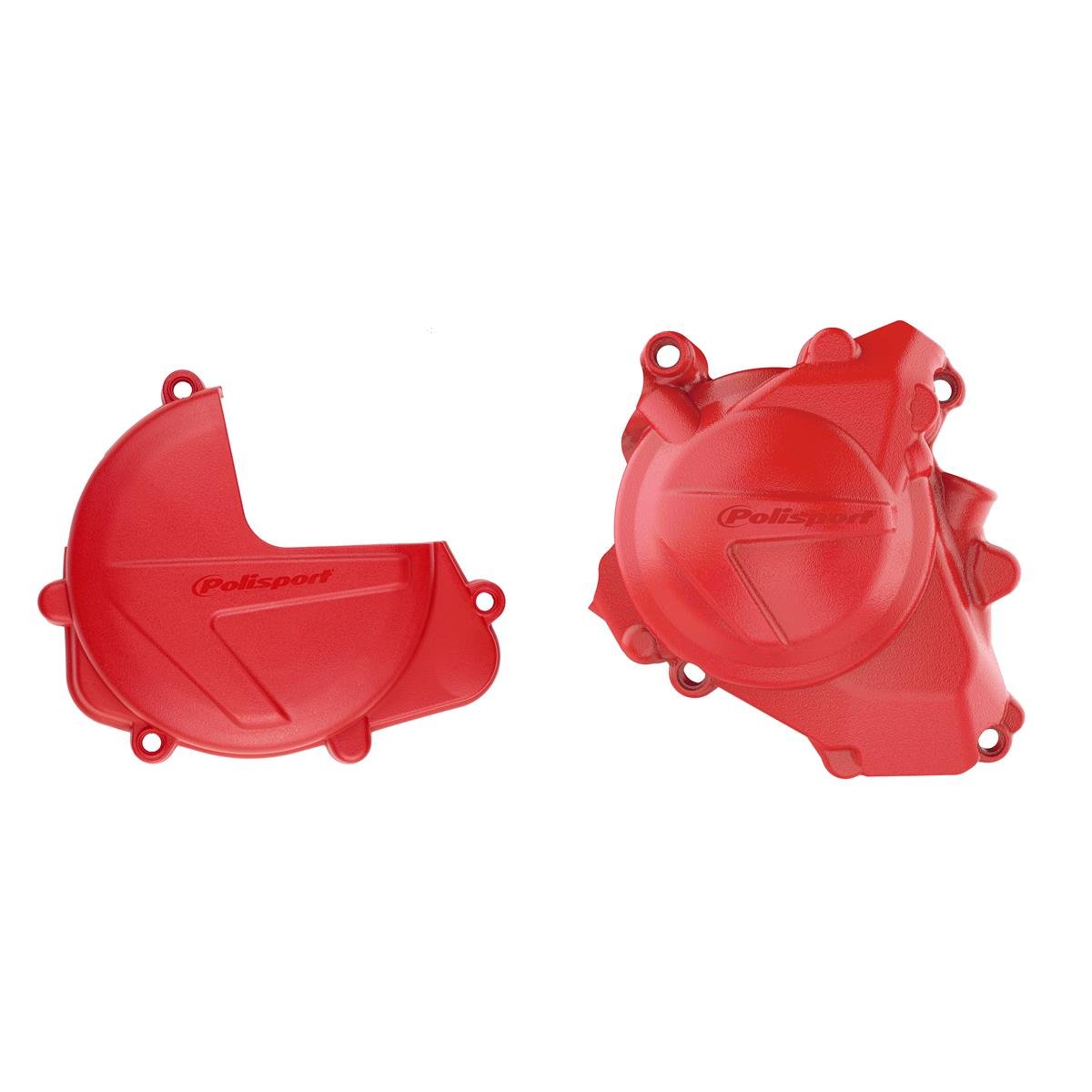 Polisport Clutch/Ignition Cover Protection  Honda CRF 450 17-20, Red