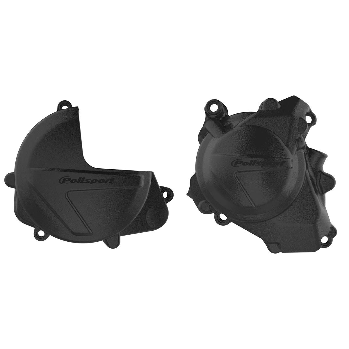 Polisport Clutch/Ignition Cover Protection  Honda CRF 450 17-20, Black