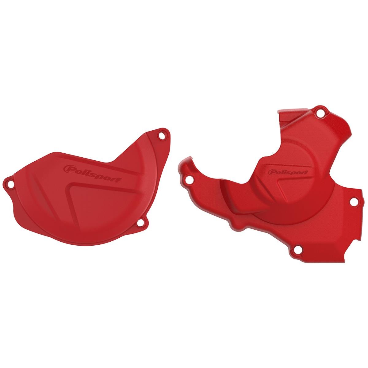 Polisport Clutch/Ignition Cover Protection  Honda CRF 450 10-16, Red