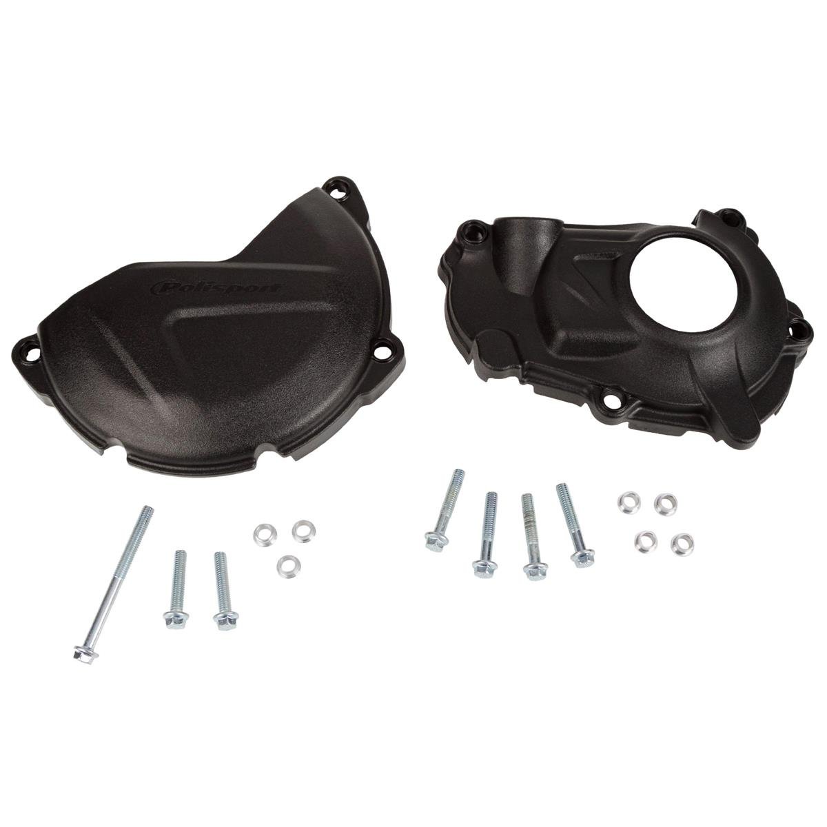 Polisport Clutch/Ignition Cover Protection  Yamaha YZF 450 18-20, Black