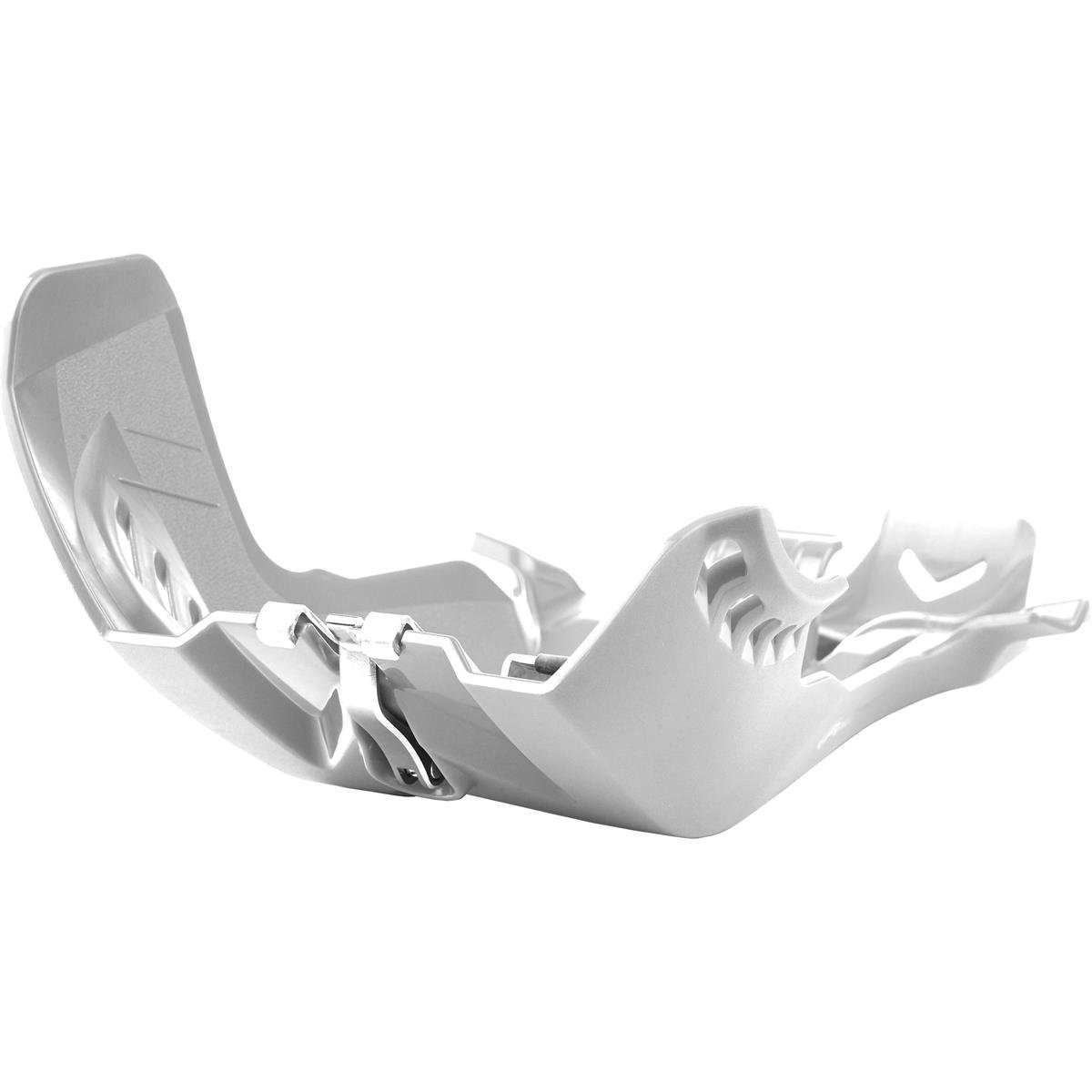 Polisport Skid plate with deflection protection Fortress KTM SX 250 19-20, Husqvarna TC 250 19-20, White