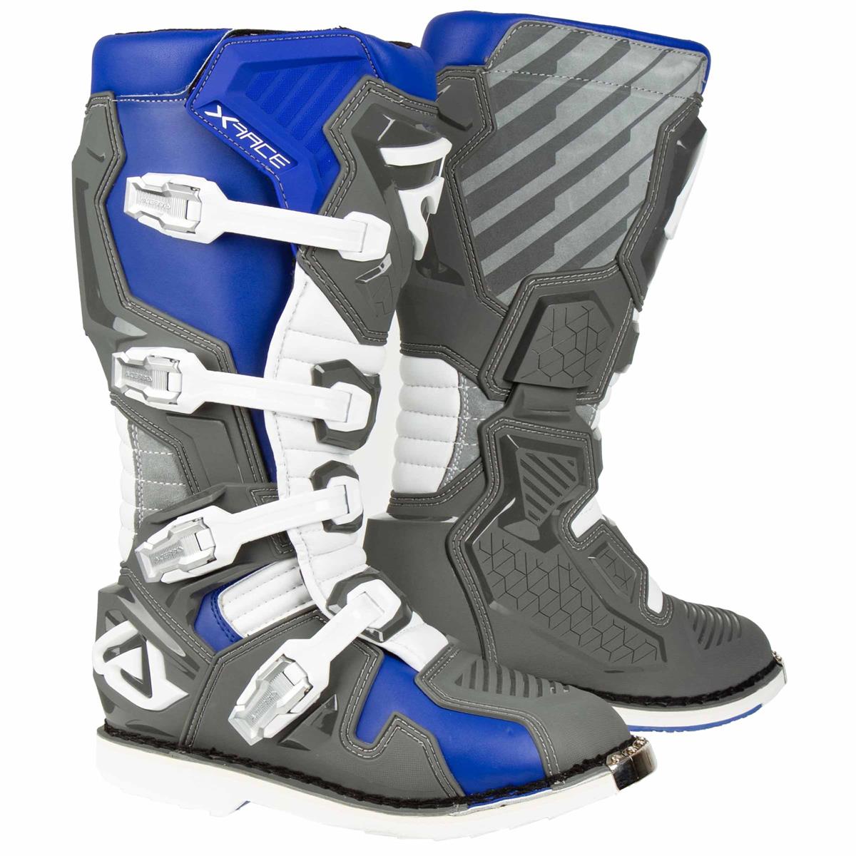 Acerbis Motocross-Stiefel X-Race Blau/Grau