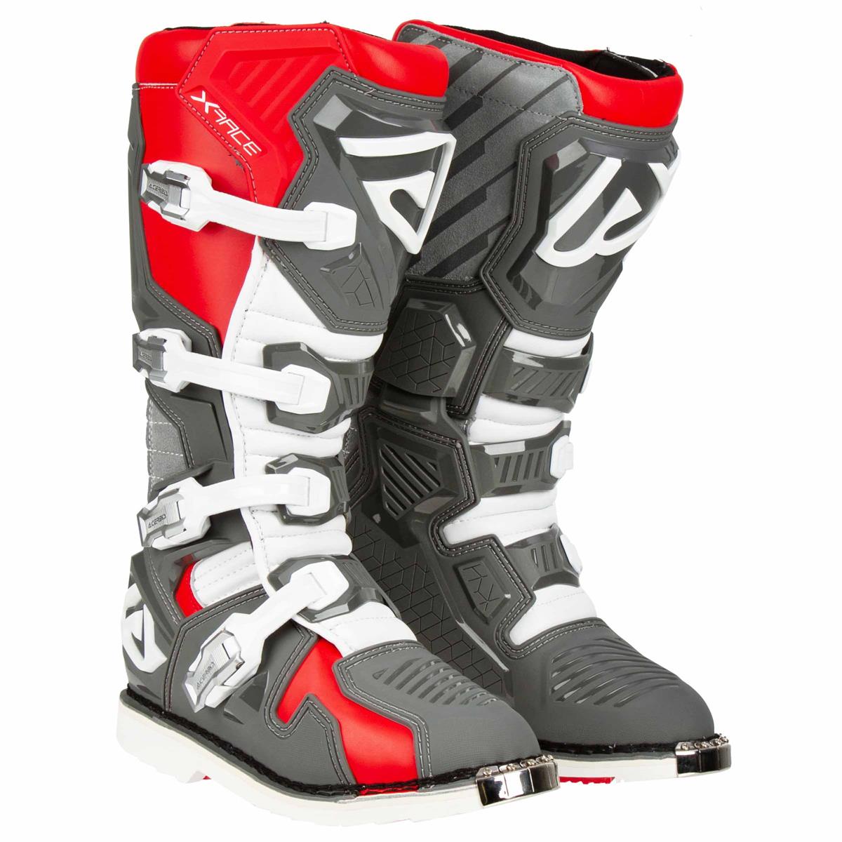 Acerbis MX Boots X-Race Red/Gray