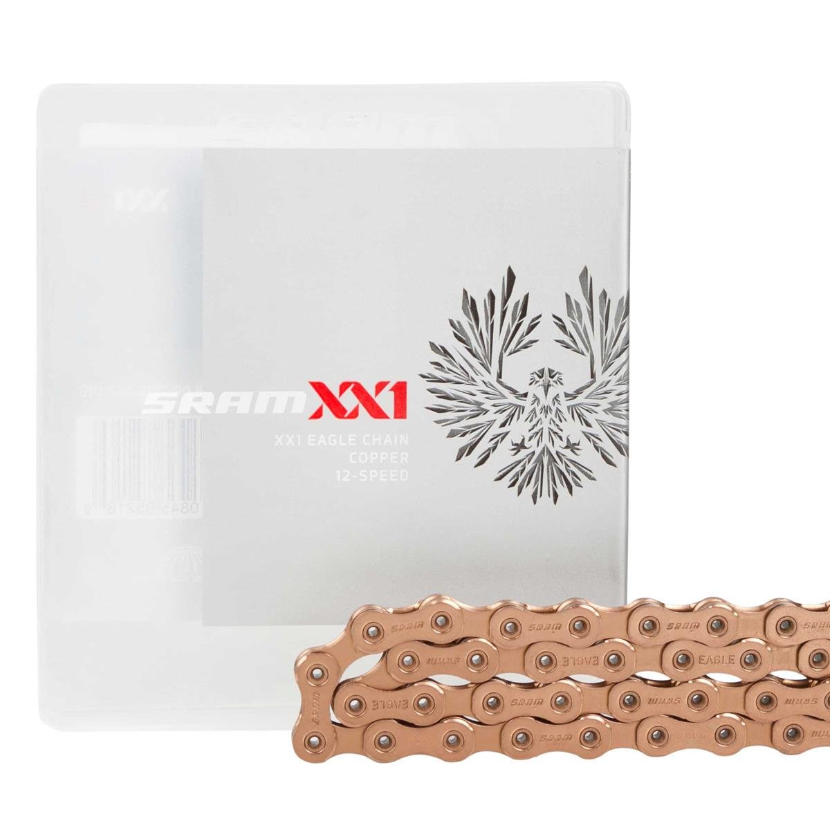 SRAM MTB Chain XX1 Eagle Hollow Pin Copper, 12-Speed, 126 Links