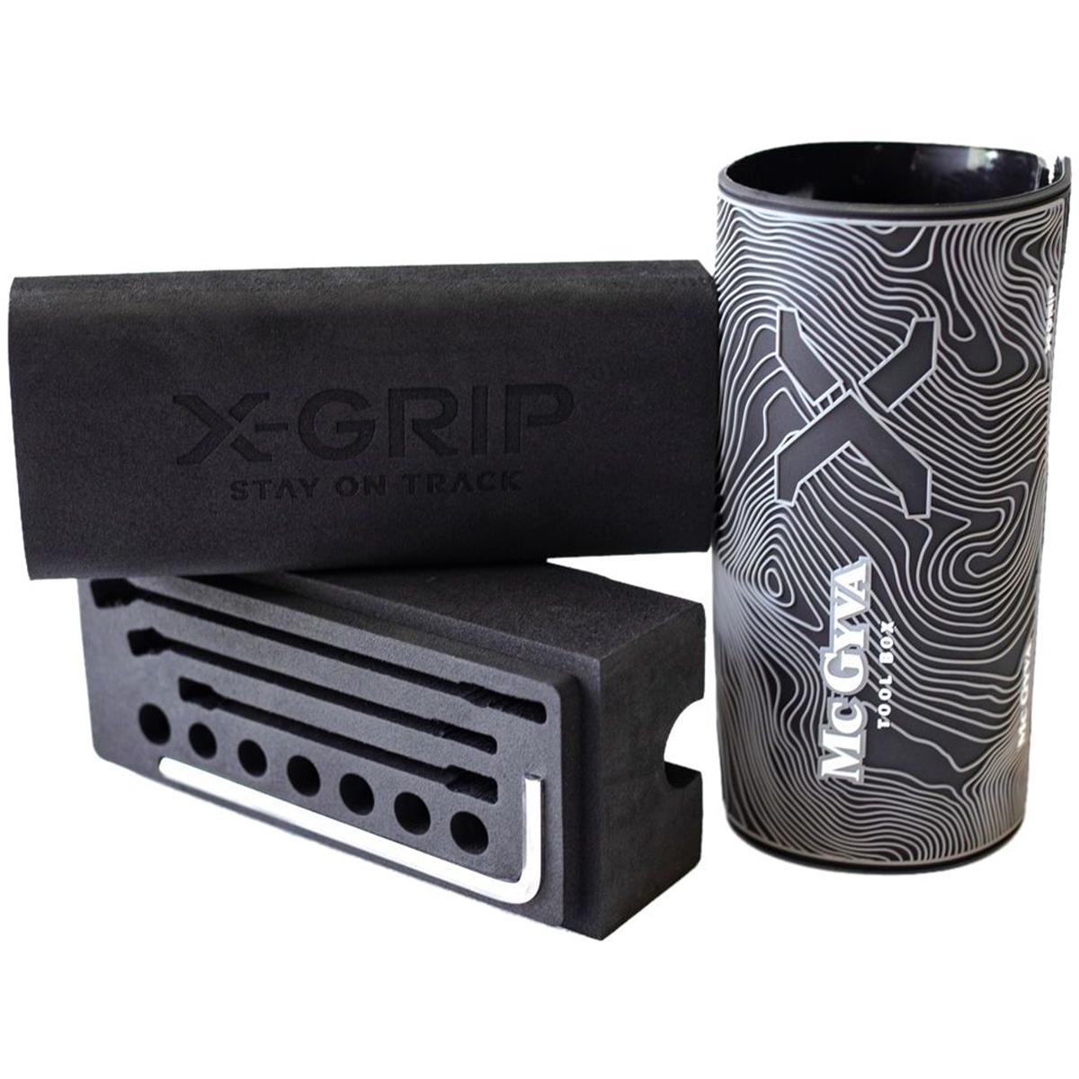 X-Grip Mousse Guidon avec boîte à outils Mc Gyva Noir
