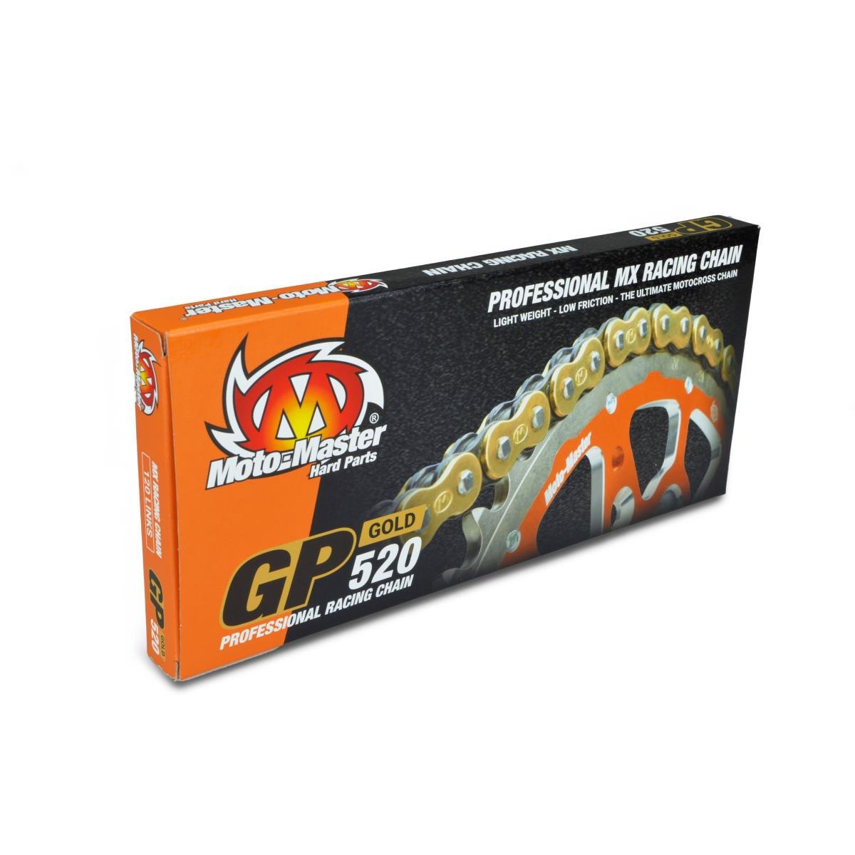 Moto-Master Kette MX GP 520er Teilung, Gold