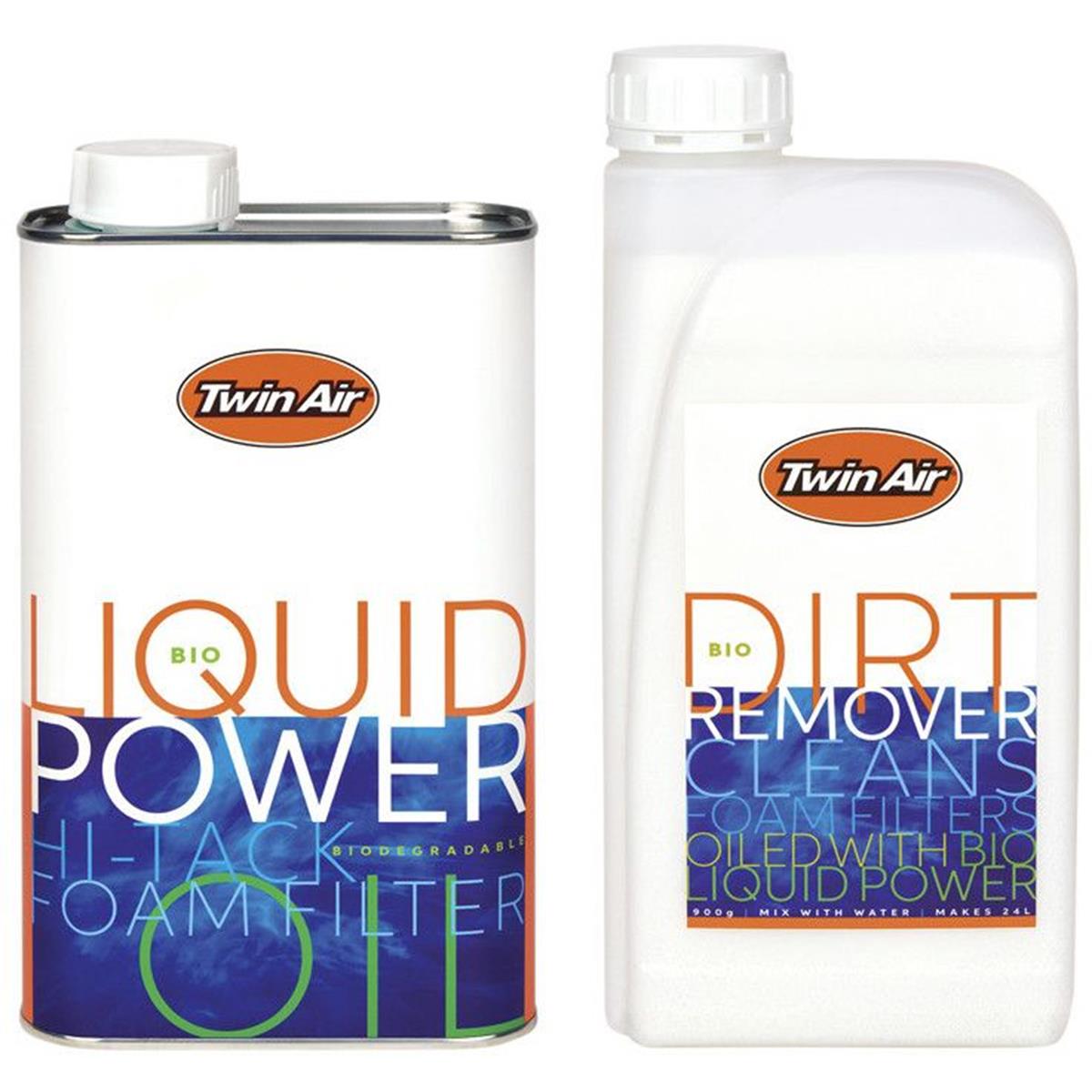 Twin Air Set Detergente Filtro Aria Bio Liquid Power