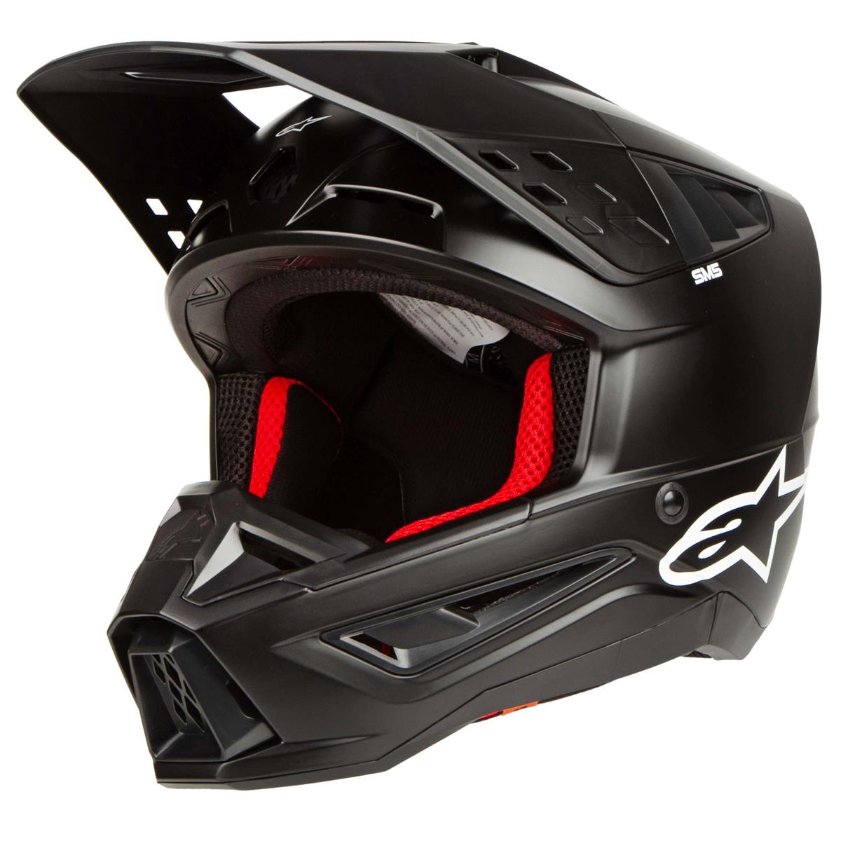Alpinestars Motocross-Helm Supertech S-M5 Solid - Mattschwarz