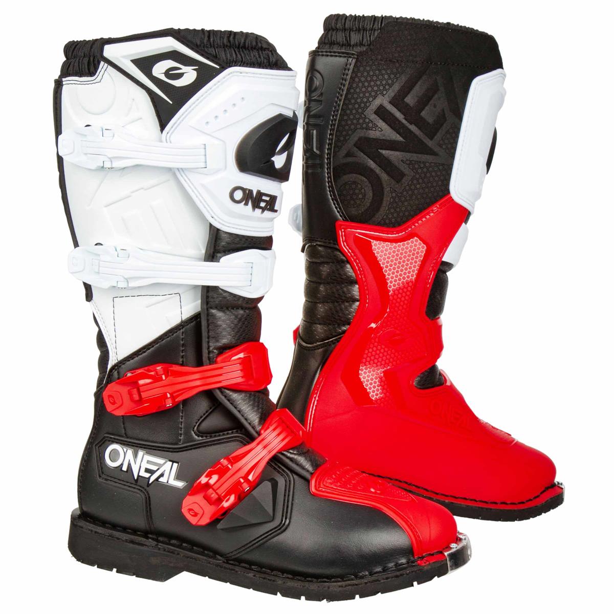 O'Neal Motocross-Stiefel Rider Pro Schwarz/Weiß/Rot