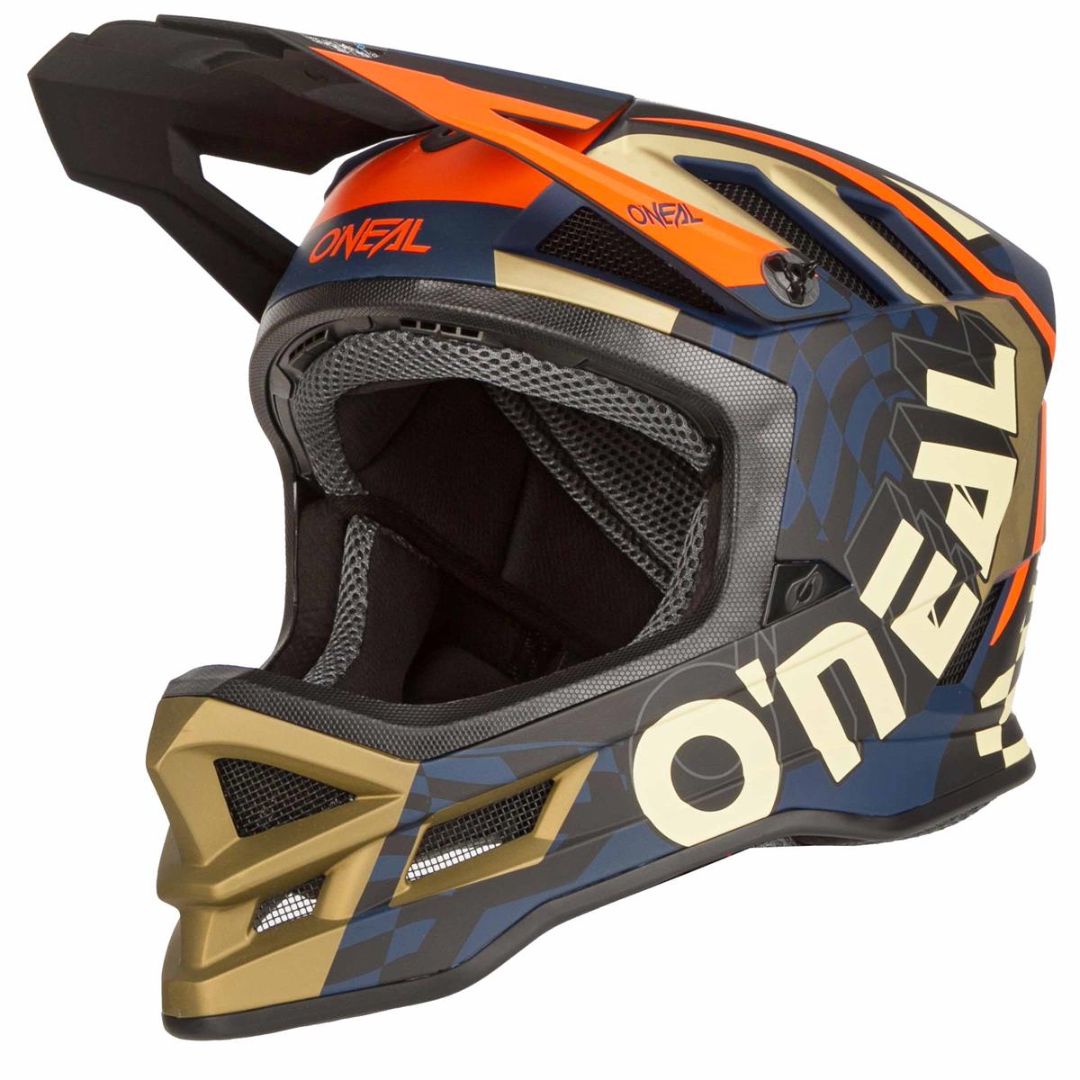 O'neal 5 Series Polyacrylite Five Zero Motocross Enduro MTB Helm schwarz/rot 202 