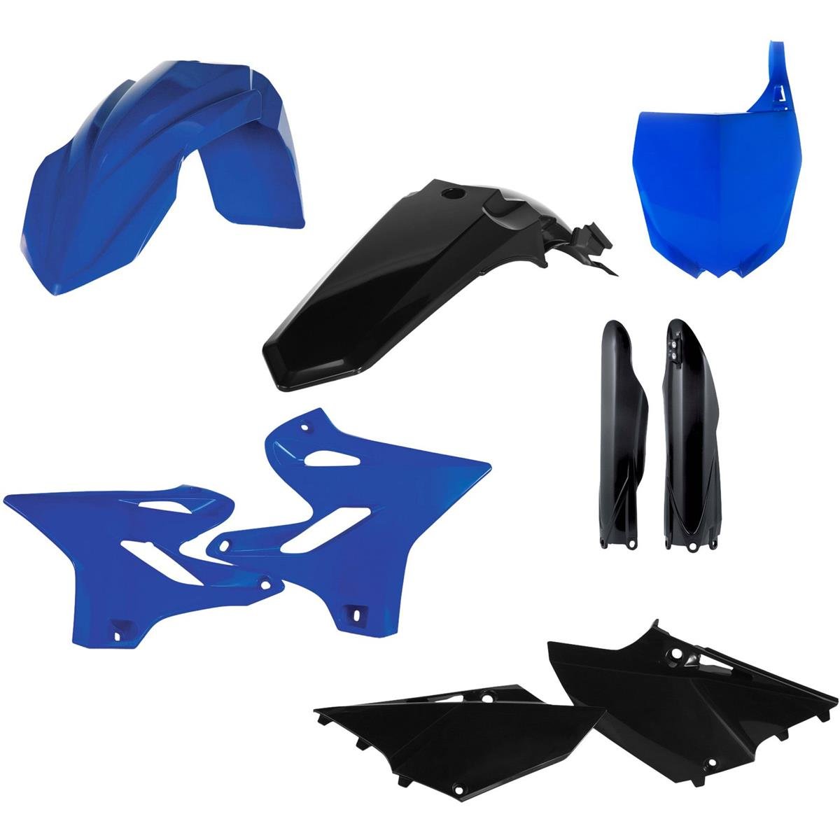 Acerbis Kit Plastique complet Full-Kit Yamaha YZ 125/250 15-21, Noir/Bleu
