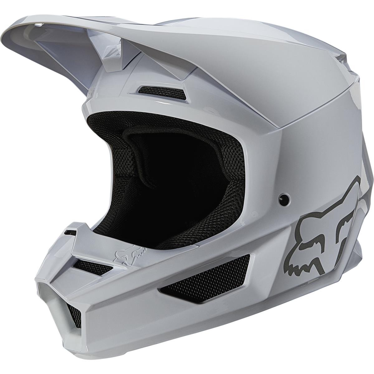 Fox MX Helmet V1 Plaic - White