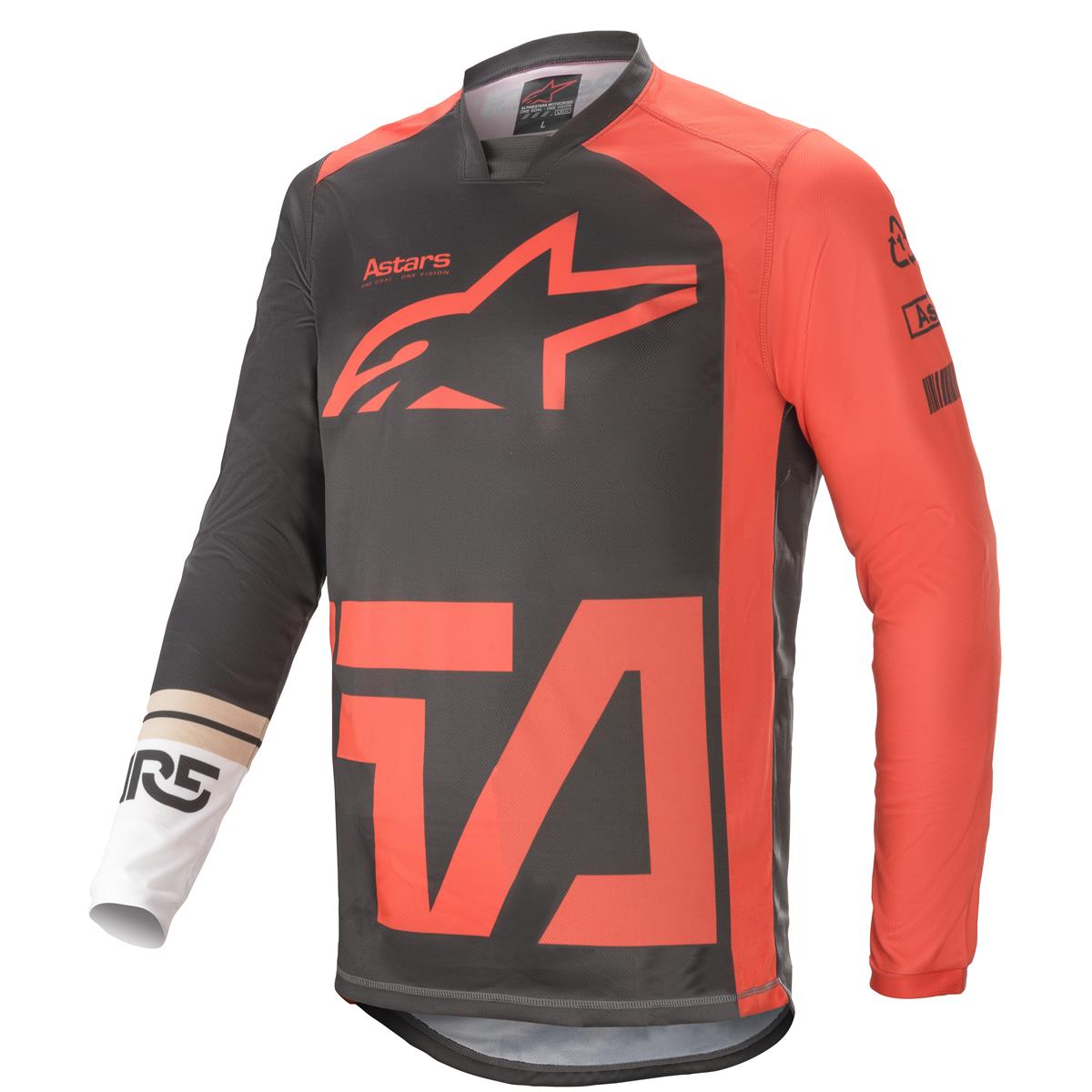 Alpinestars Jersey Racer Compass - Anthracite/Red/White | Maciag Offroad