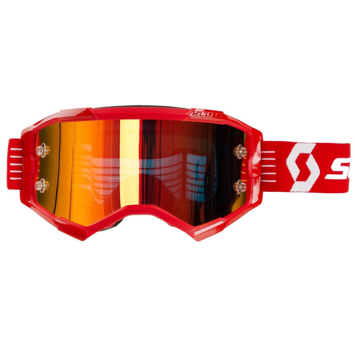 Scott Crossbrille Fury Bright Red - Orange Chrome Works