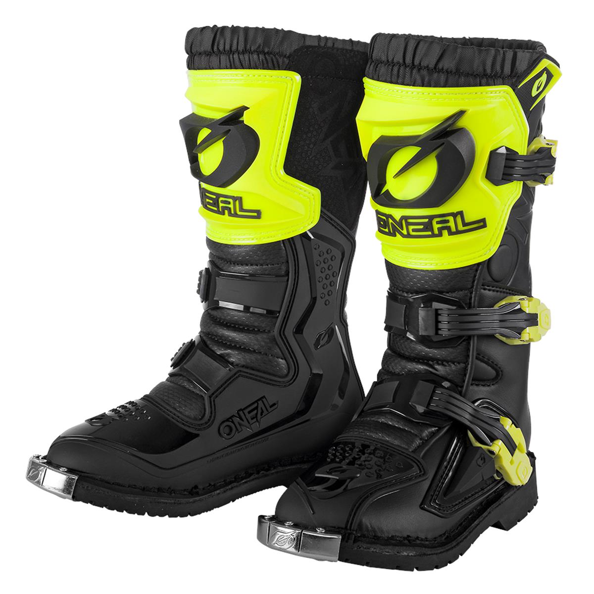 O'Neal Kids MX Boots Rider Pro Neon Yellow