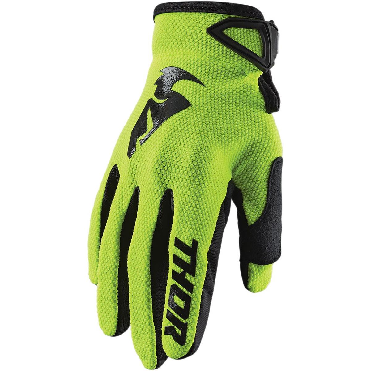 Thor Kids Gloves Sector Acid Yellow