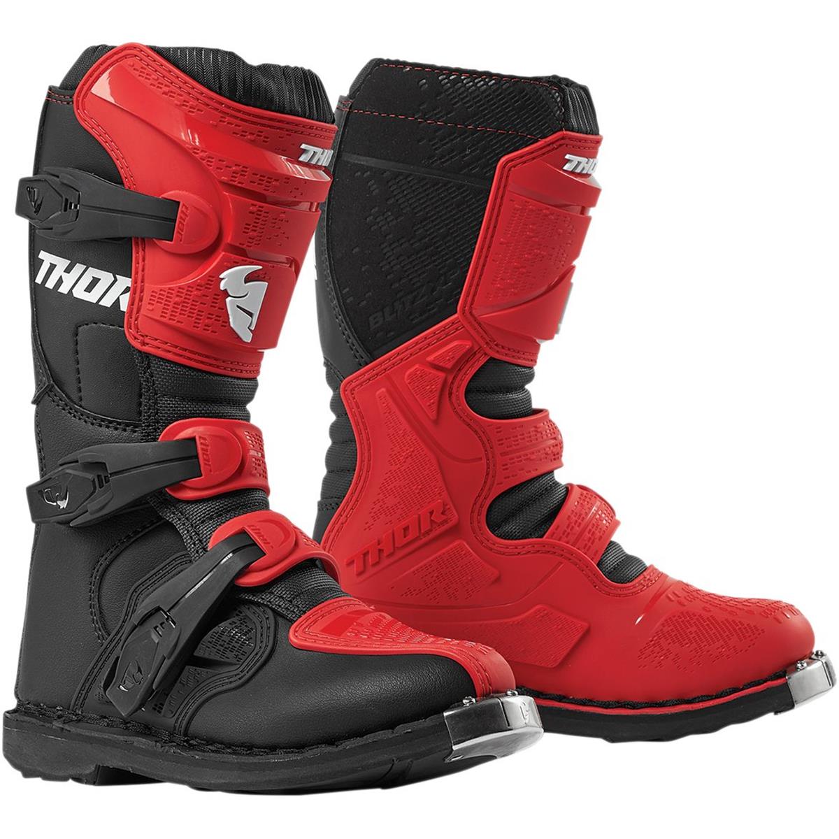 Thor Kids Motocross-Stiefel Blitz XP Red/Black