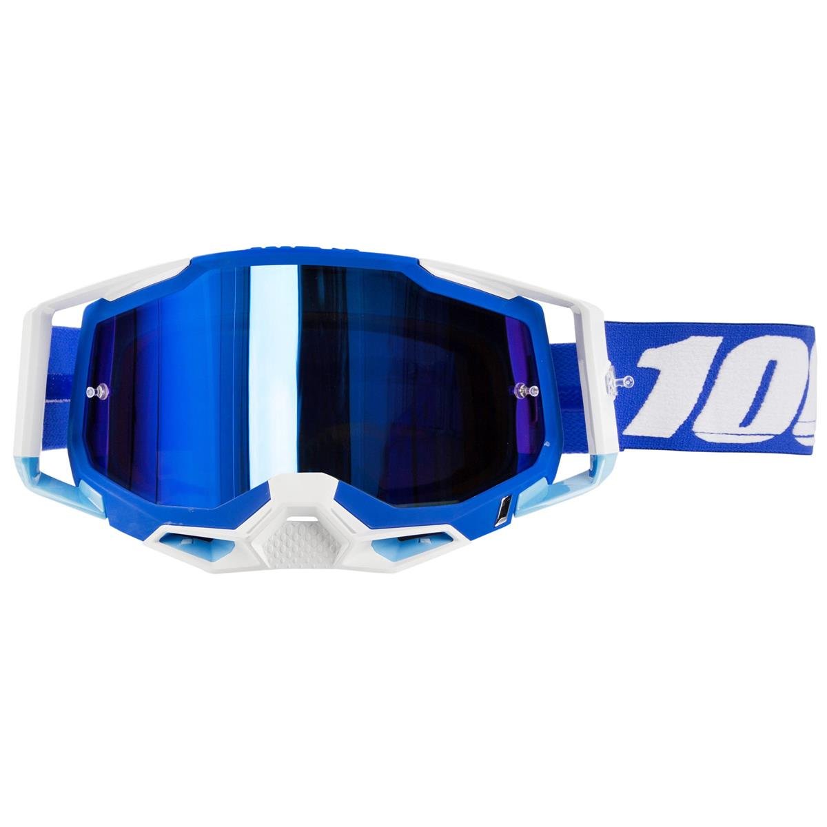 100% Masque Racecraft Gen. 2 Bleu - Bleu des Miroirs Anti-Fog