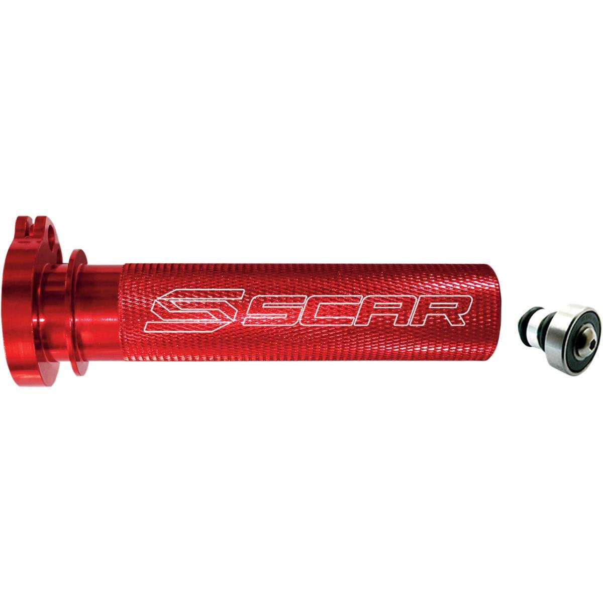 SCAR Gasgriffhülse  Honda CRF 250R/450R -21, Rot