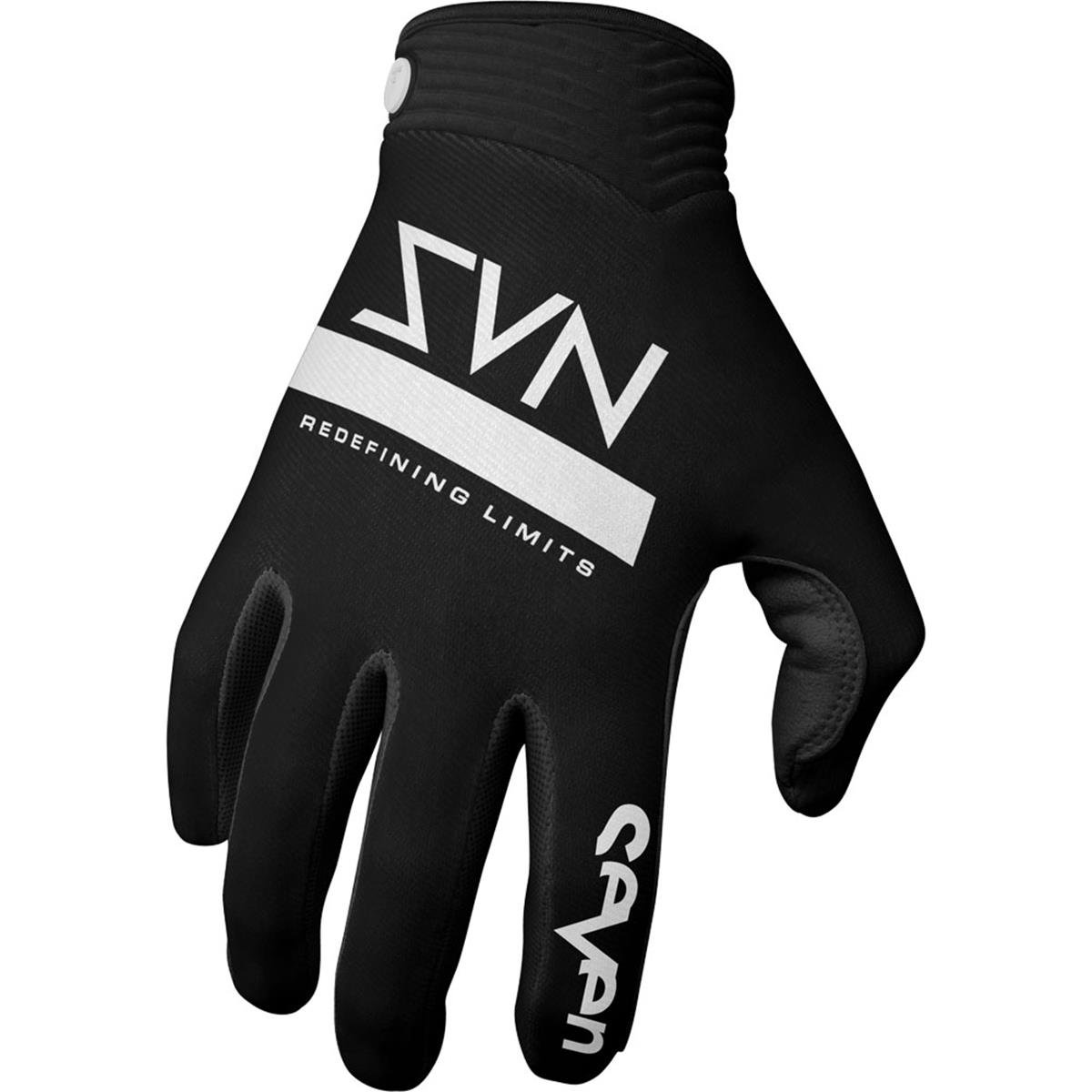 Seven MX Gloves Zero Contour Black
