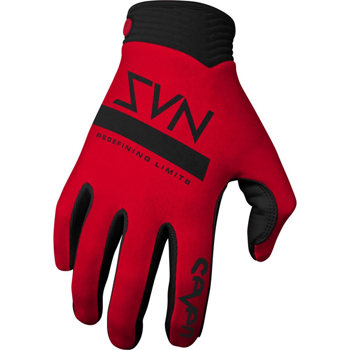 Seven MX Gloves Zero Contour Red