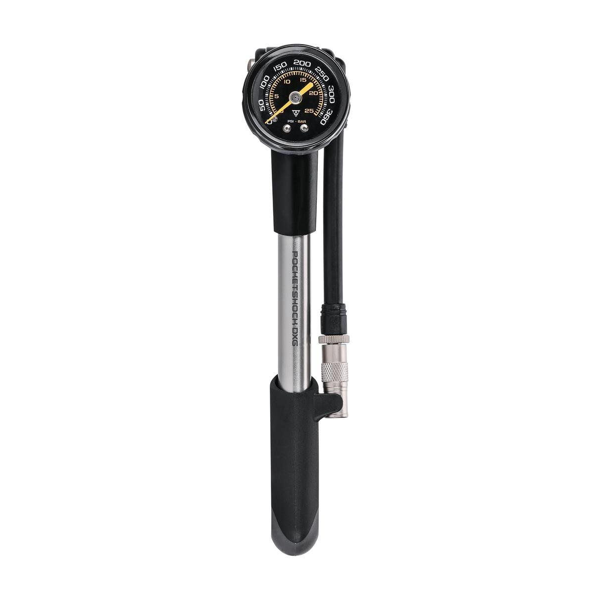 Topeak Suspension/Shock Pump Pocket Shock DXG with Pressure Gauge, Analog, max 360 psi / 24,8 bar