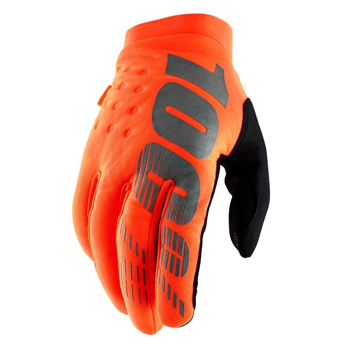 100% MTB Gloves Brisker Orange/Black