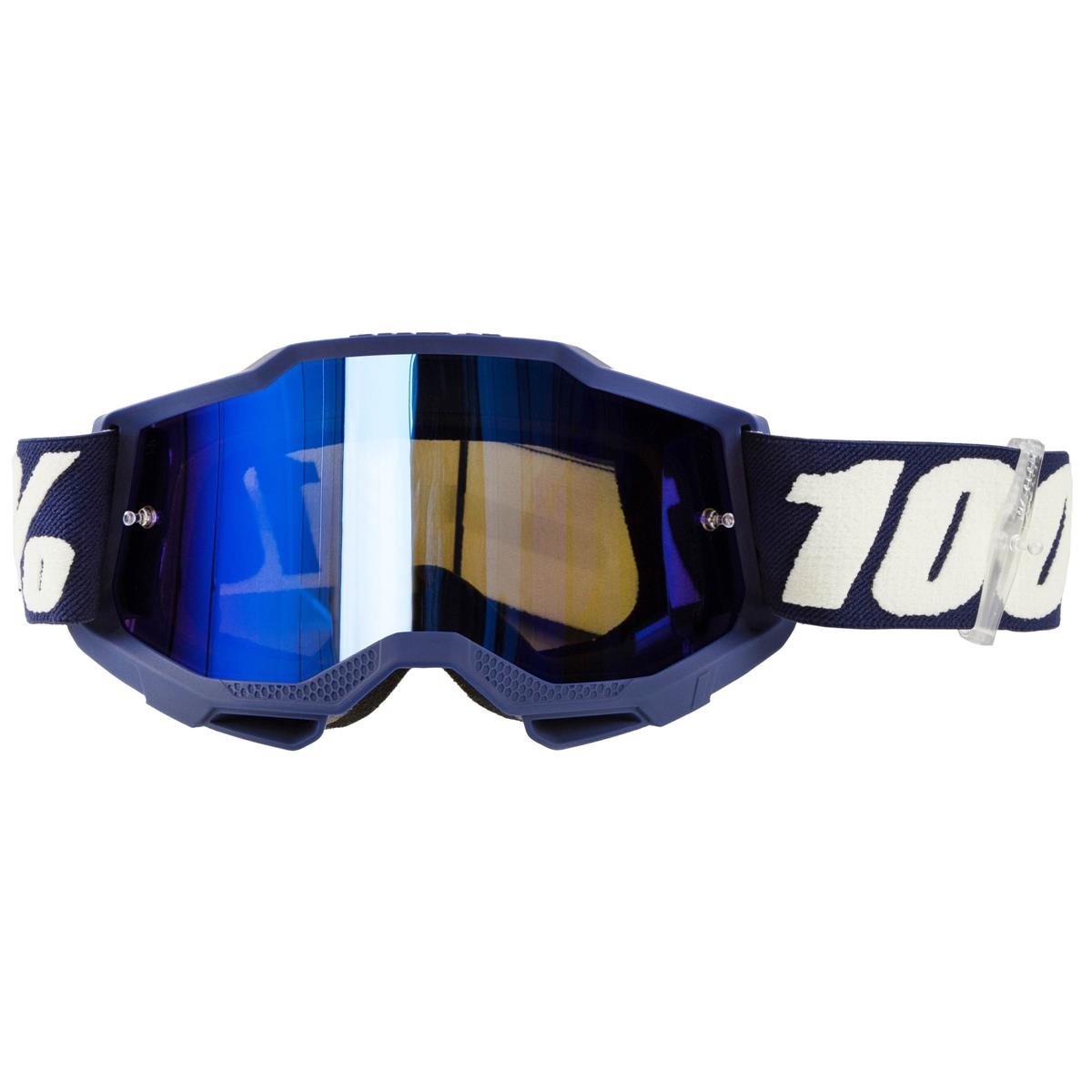 100% Kids Crossbrille Accuri Gen. 2 Deepmarine - Blau Verspiegelt Anti-Fog