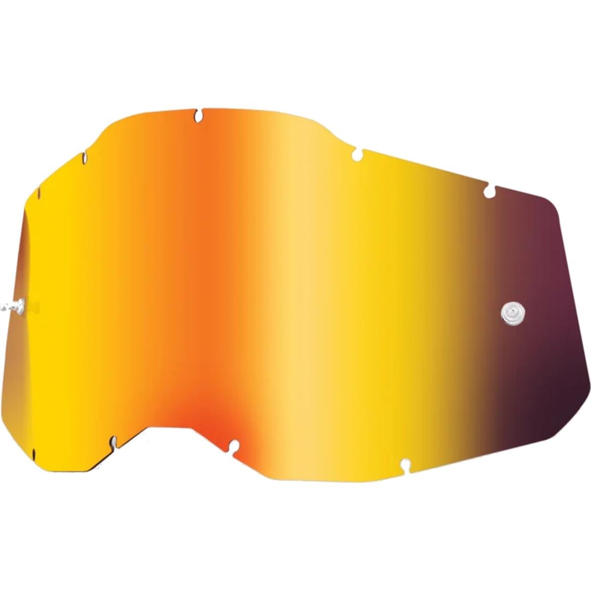 Accuri Strata Ersatzscheibe MX Brille Ersatzglas blau für 100% Racecraft 