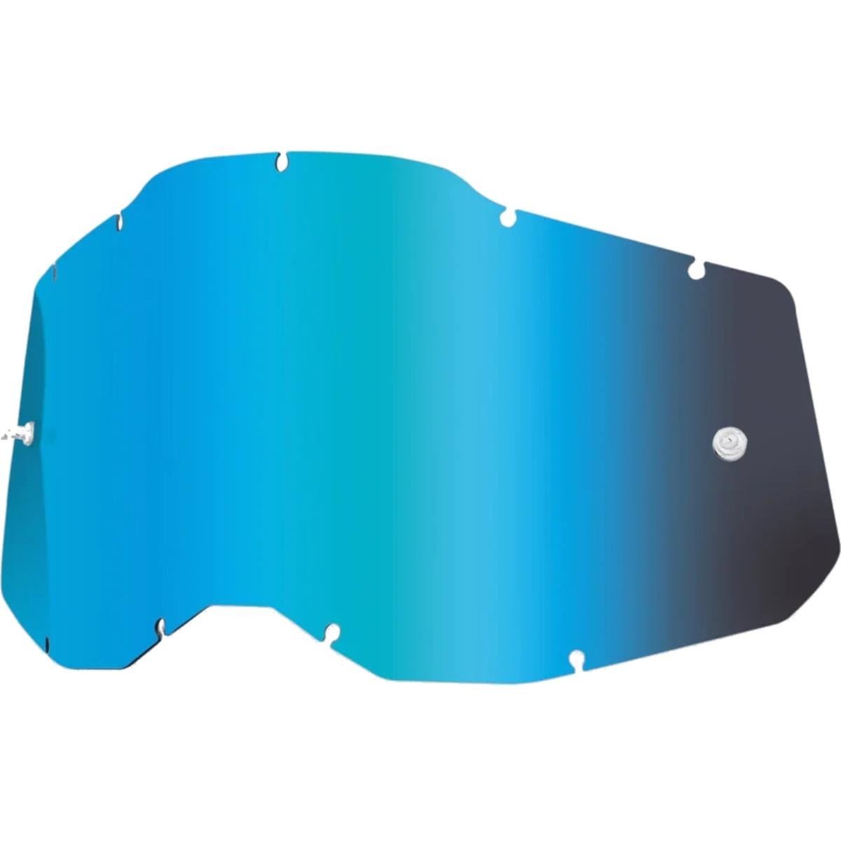 100% Kids Replacement Lens Accuri Gen. 2 / Strata Gen. 2 Blue Mirror - Antifog