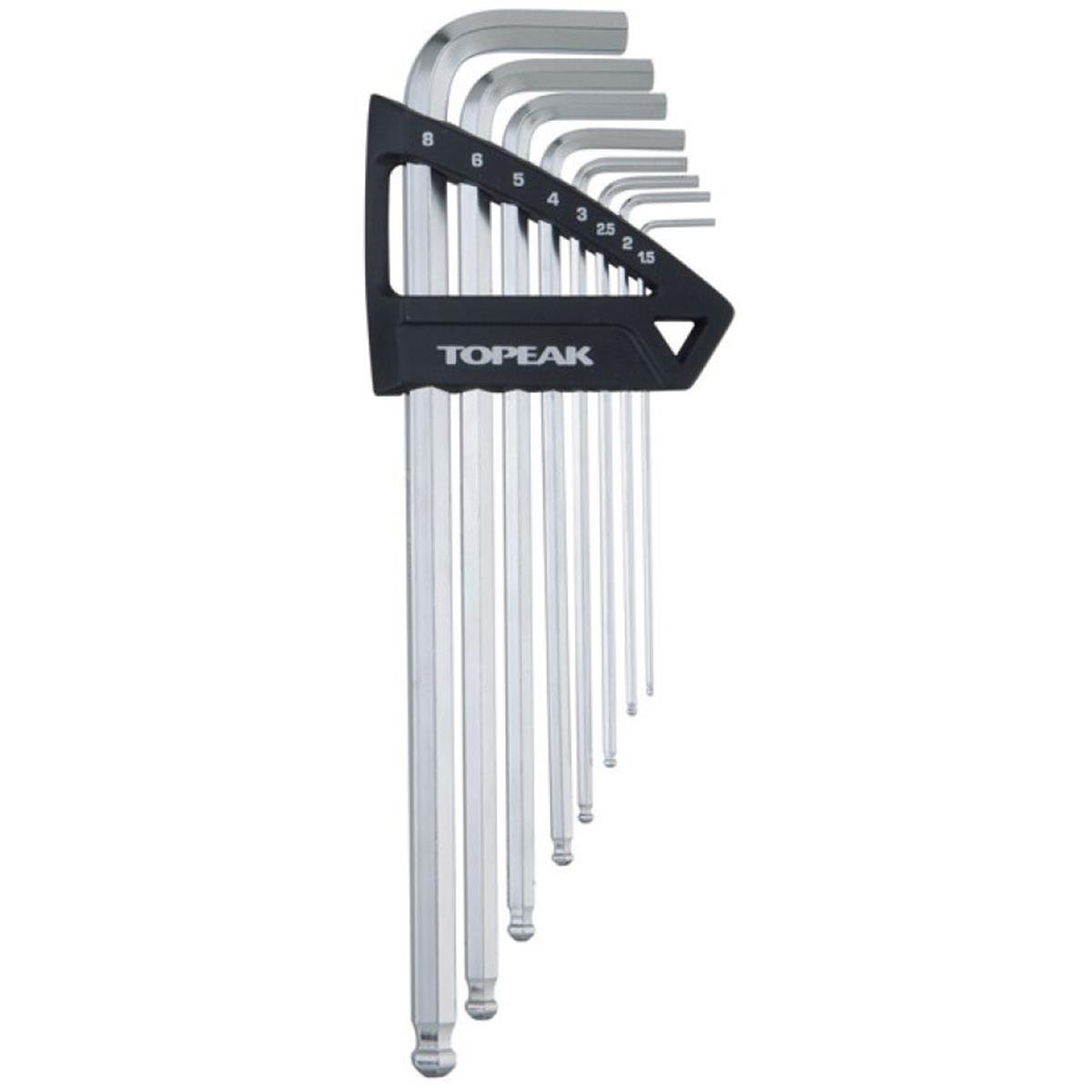 Topeak Innensechskant-Schlüsselset  8-teilig, 1,5 mm - 8 mm