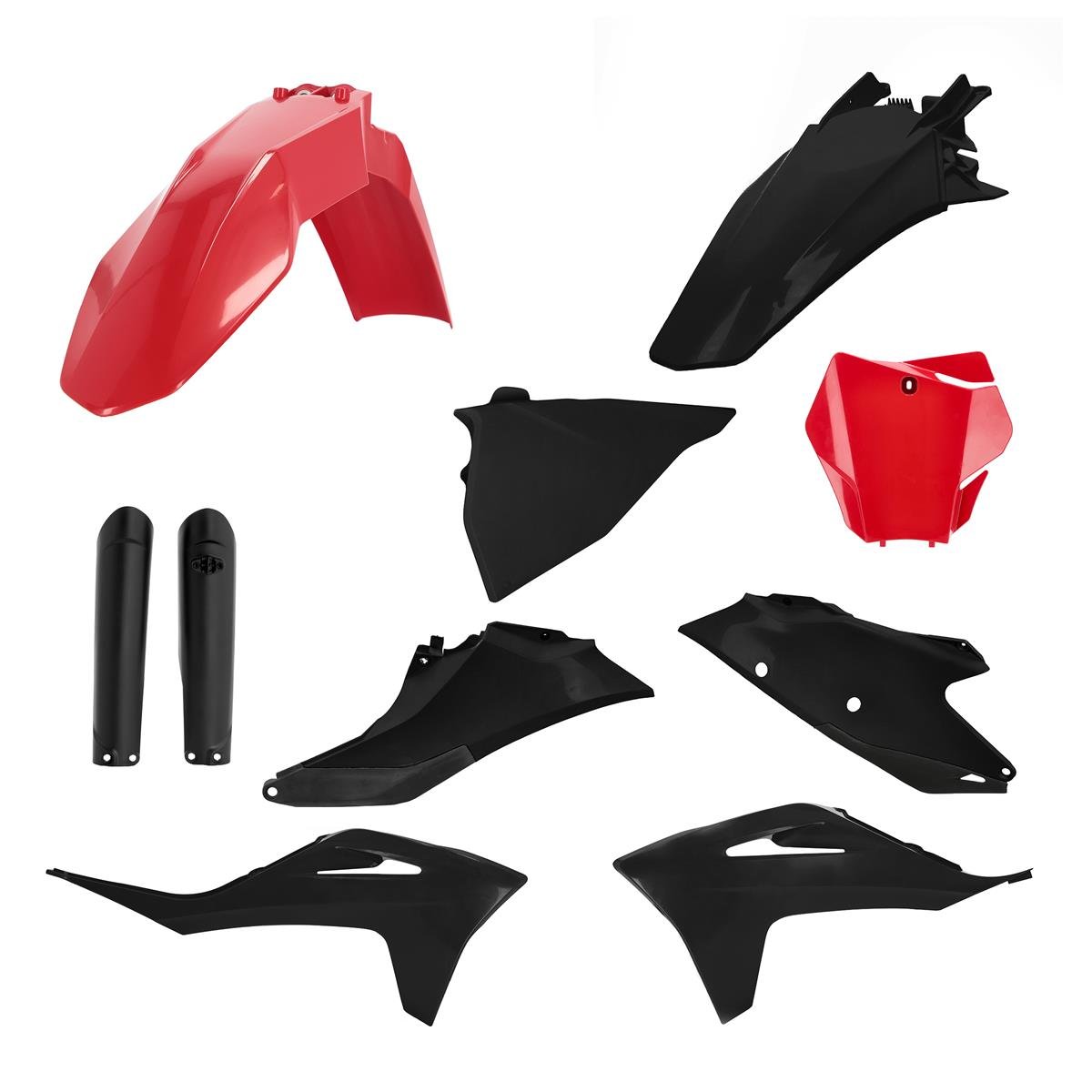 Acerbis Plastic Kit Full-Kit Gas Gas MC/MCF 21-, Red/Black