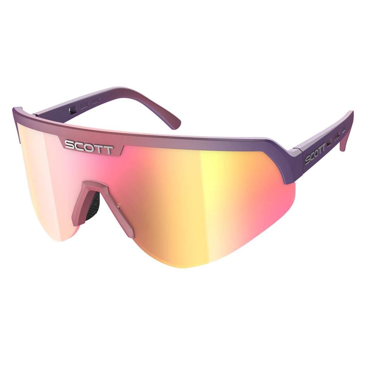 Scott MTB Glasses Sport Shield Supersonic Edition Black/Drift Purple - Pink Chrome