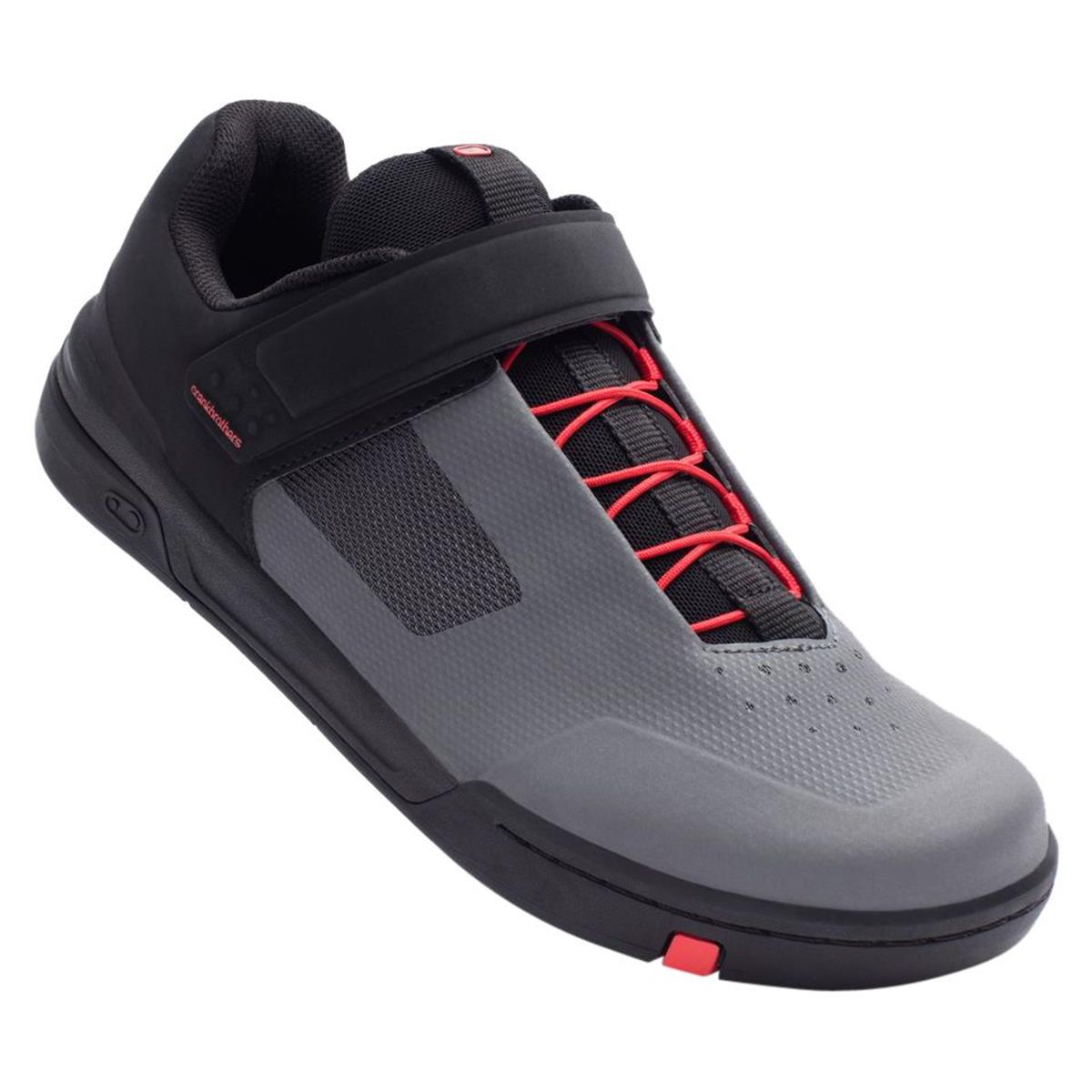 Crankbrothers MTB Shoes Stamp Speedlace Strap Gray/Red