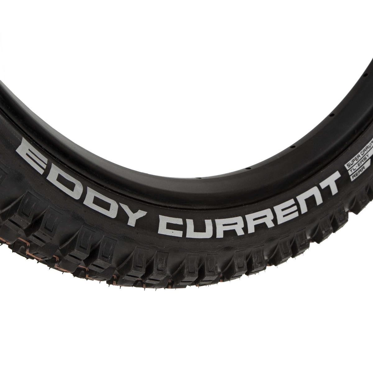 29 x 2.4 Tubeless Folding BLK Super Trail Schwalbe Eddy Current Front Tire 