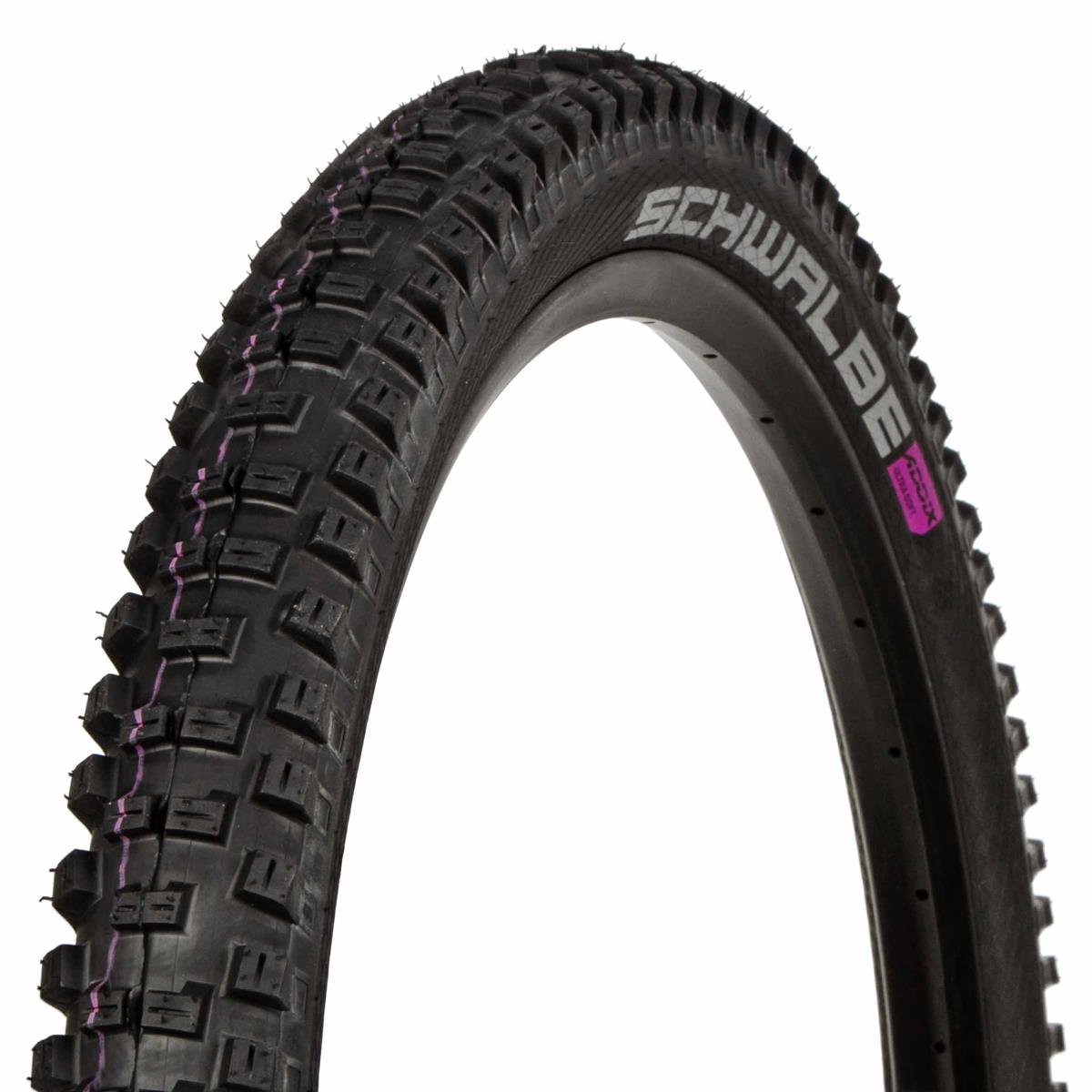 Schwalbe MTB Tire Big Betty HS 608 Black, 27.5 x 2.4 Inch, SnakeSkin, Super Downhill, Addix Ultra Soft, Foldable
