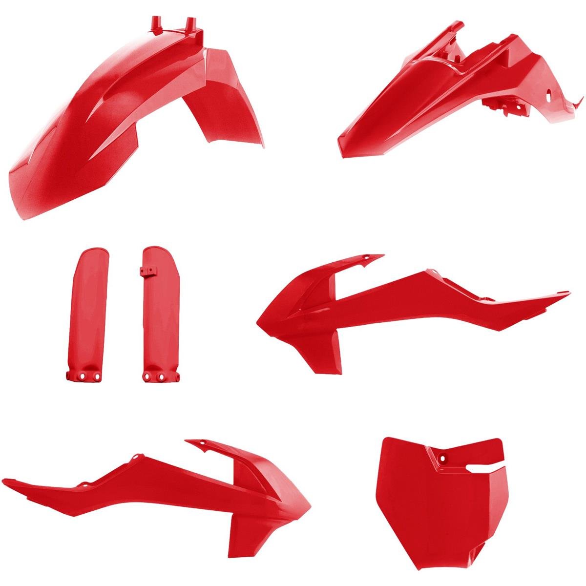 Acerbis Plastic Kit Full-Kit Gas Gas MC 65 21-, Red