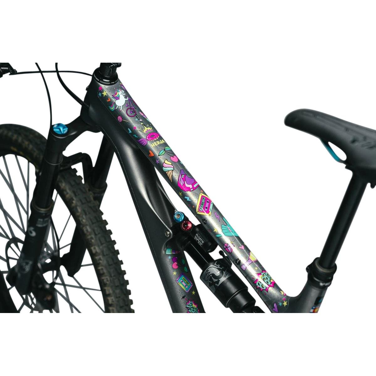 MTB Mountainbike Fahrrad PVC Rahmen Klares Schutzband Schutz Folie 100cm 15cm 
