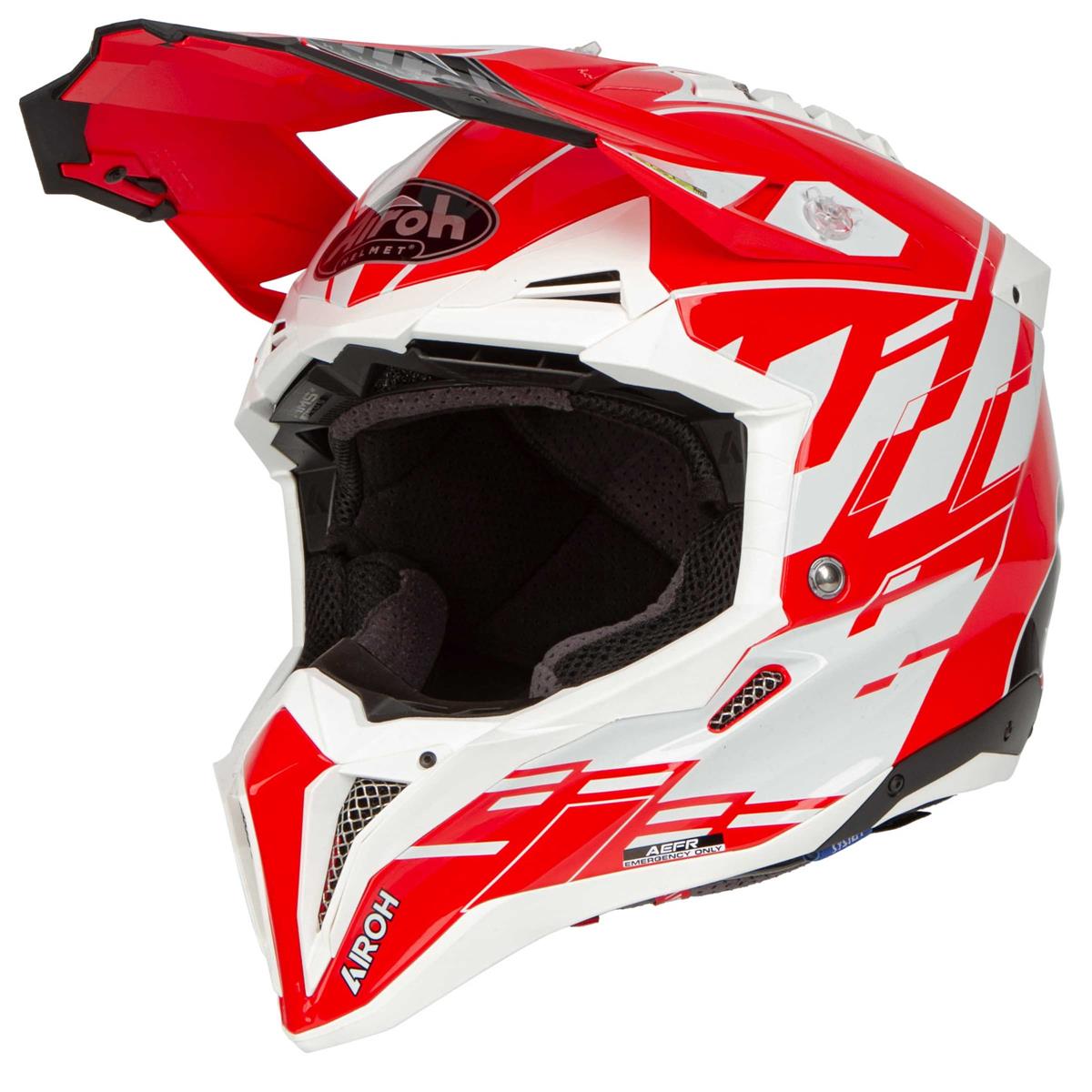 Airoh Motocross-Helm Aviator 3 Rampage - Rot