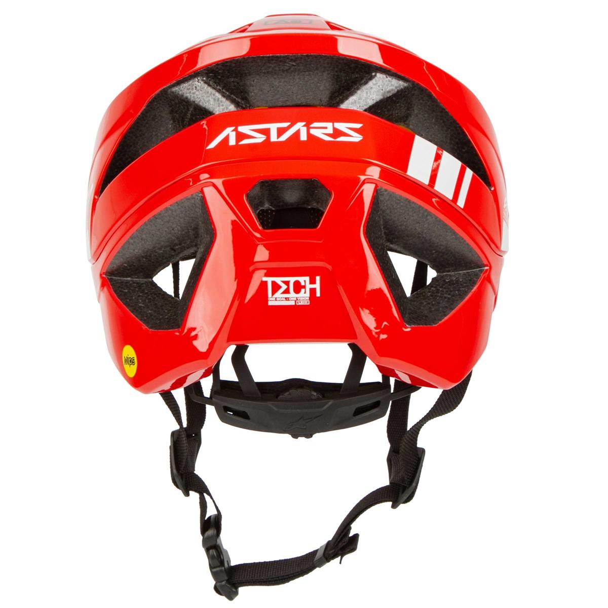 Alpinestars Enduro MTB Helmet Vector Tech A2 Bright Red/Light Gray Glossy  Maciag Offroad