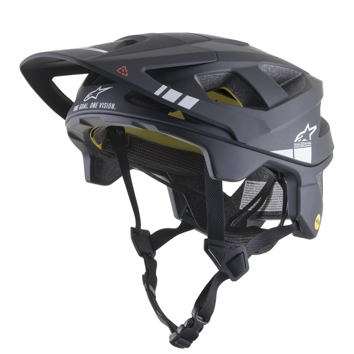 onhandig compromis String string Alpinestars Enduro MTB Helmet Vector Tech A1 Black/Light Gray Matt | Maciag  Offroad