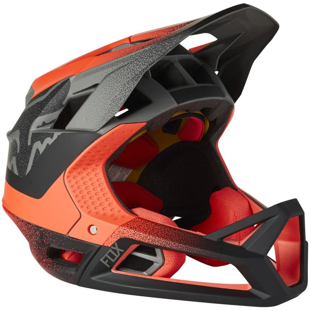 Fox Enduro MTB Helmet Proframe Vapor - White/Red/Black