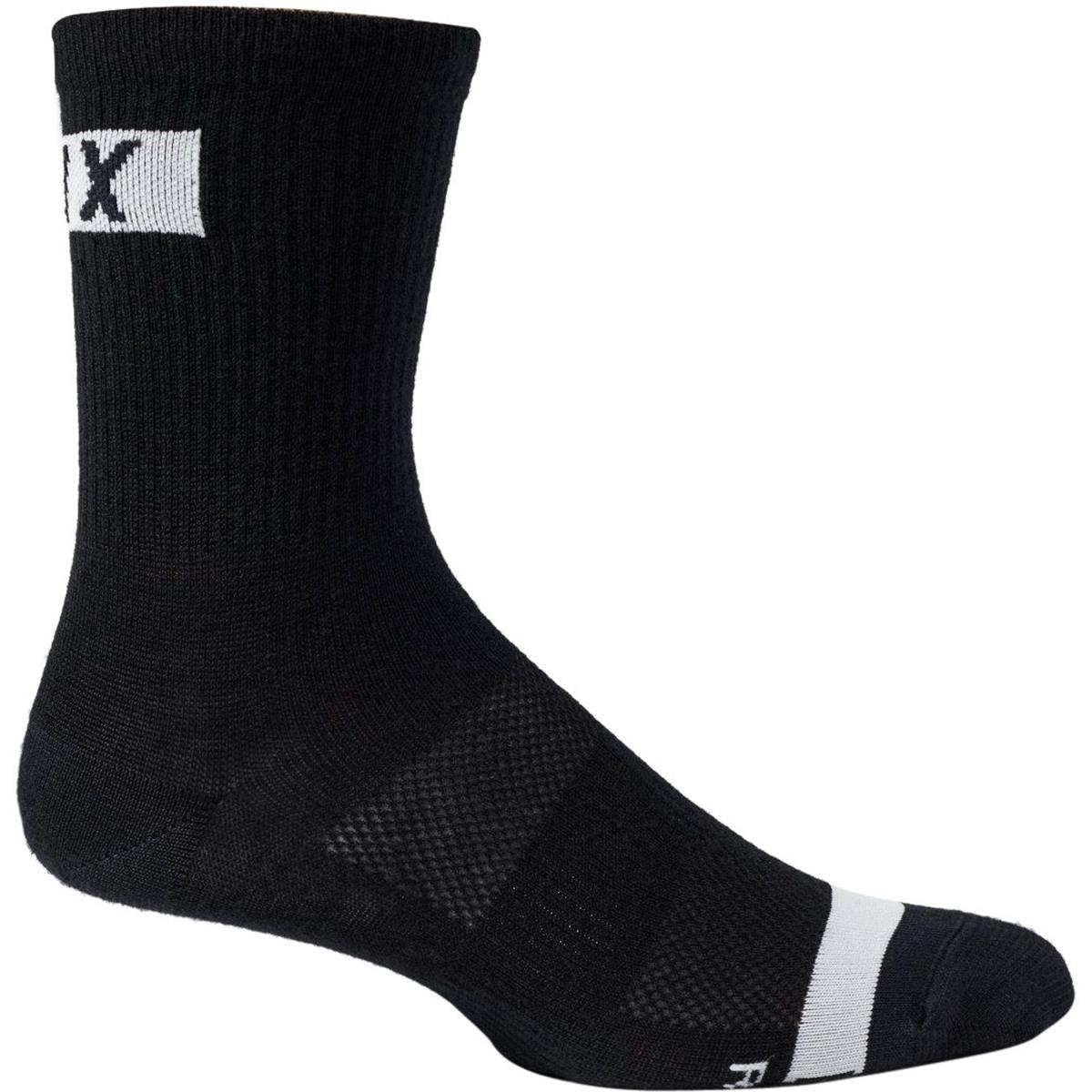 Fox Trail 6 inch Socks Black 