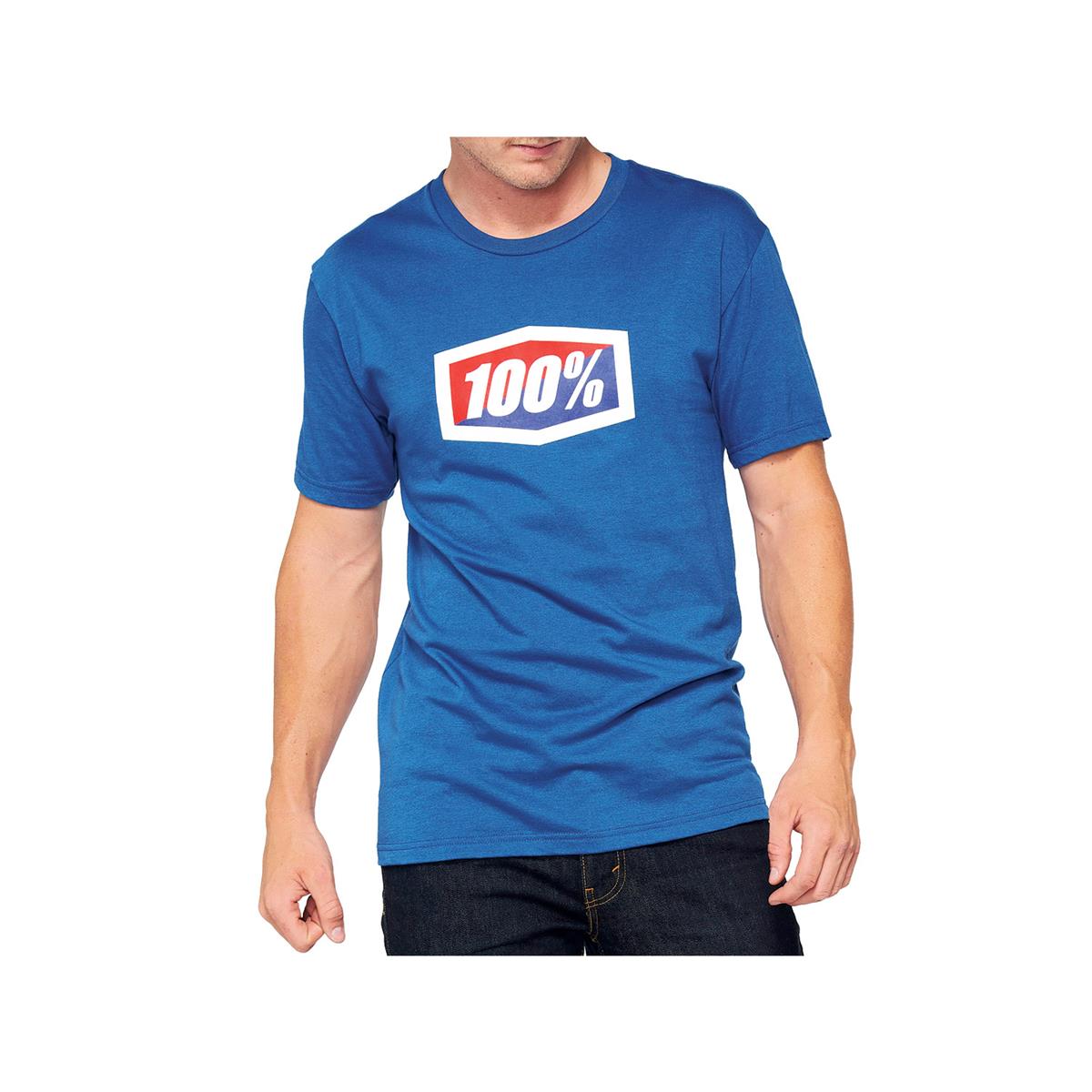 100% T-Shirt Official Blue