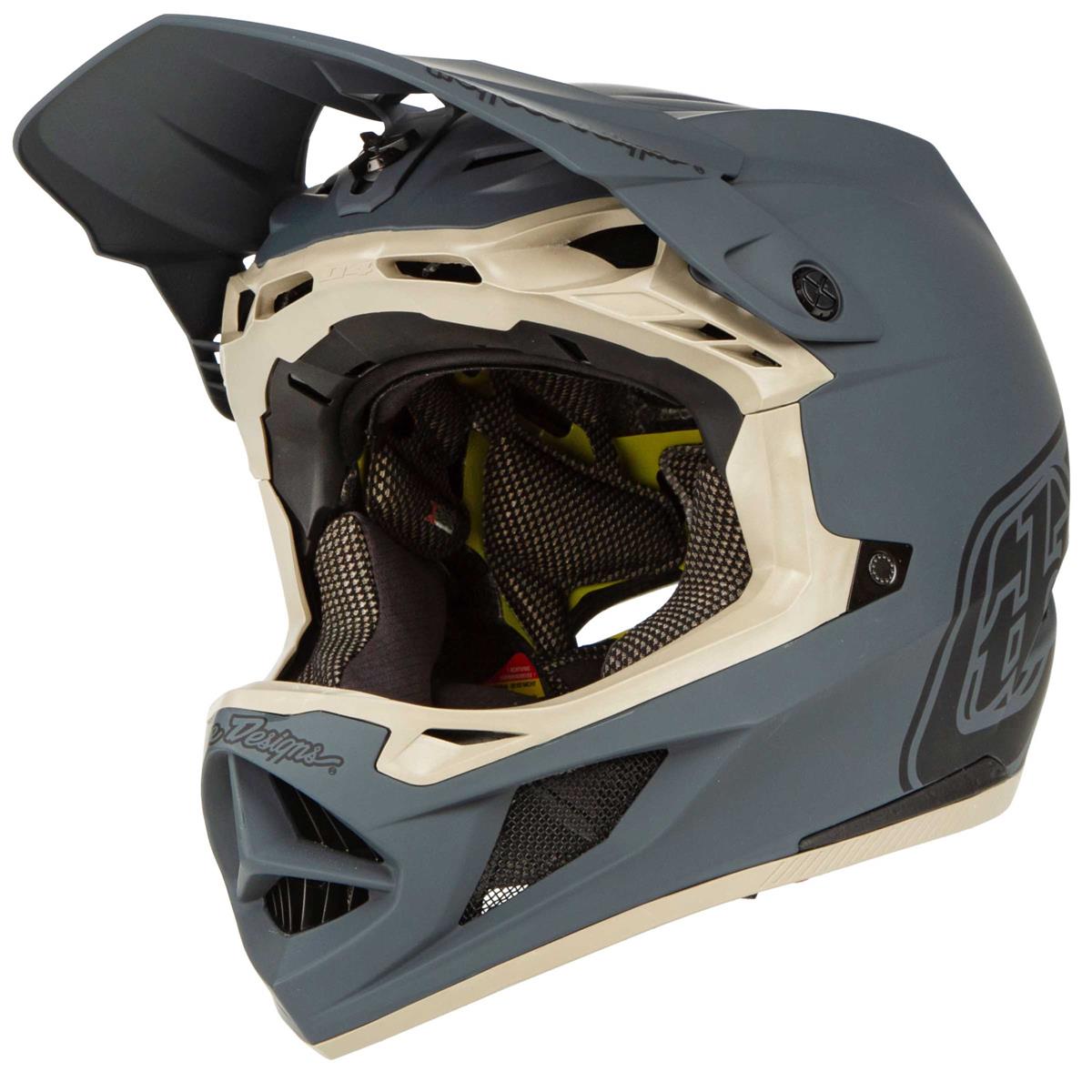 Troy Lee Designs Downhill MTB-Helm D4 Composite MIPS Stealth - Grau