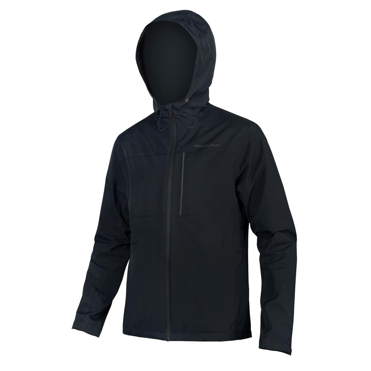 Endura MTB Rain Jacket Hummvee Waterproof Hooded Black